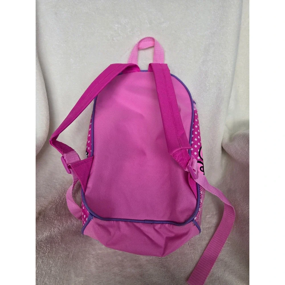 Hello Kitty Pink Backpack Sanrio Girls School Bag Multi Color Logo Graphic